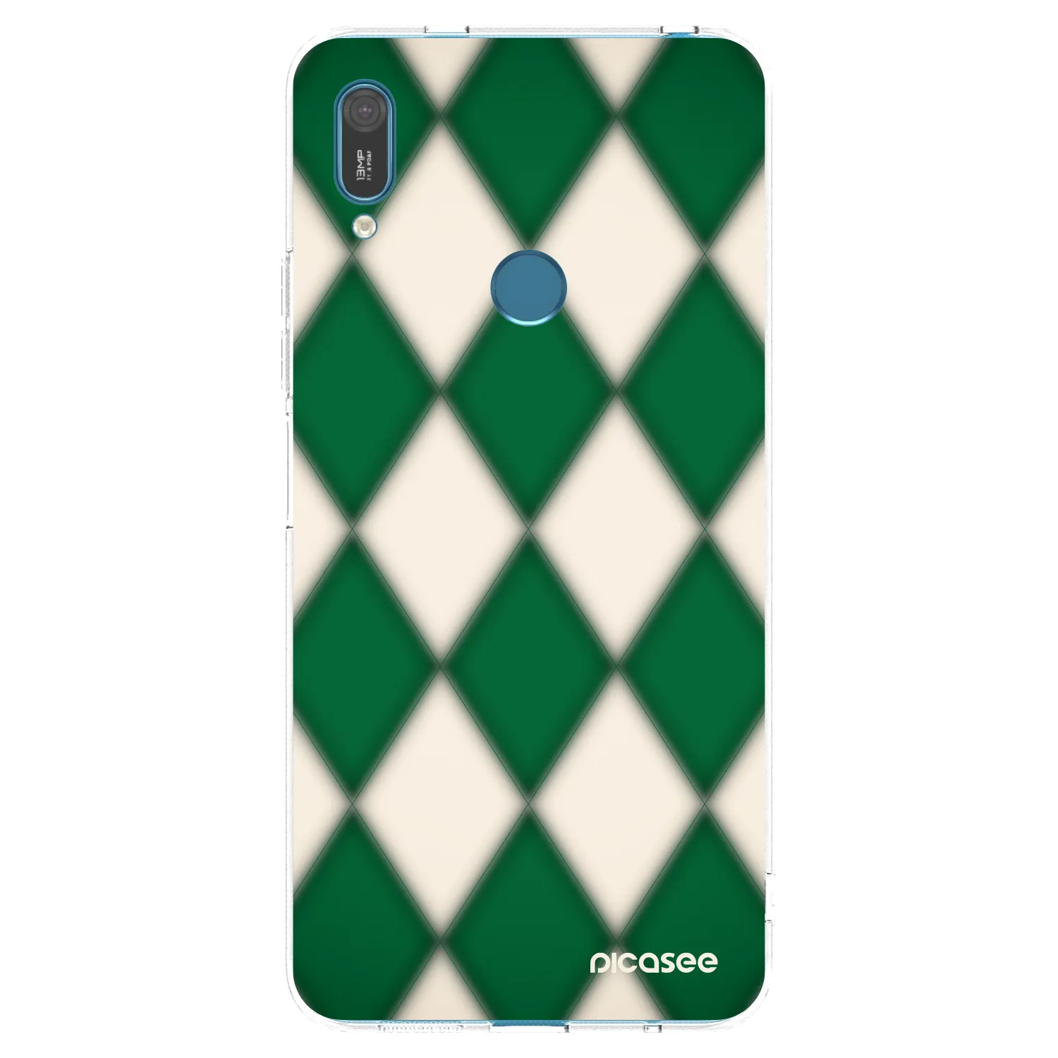 Picasee silikonski prozorni ovitek za Huawei Y7 2019 - Emerald Diamond