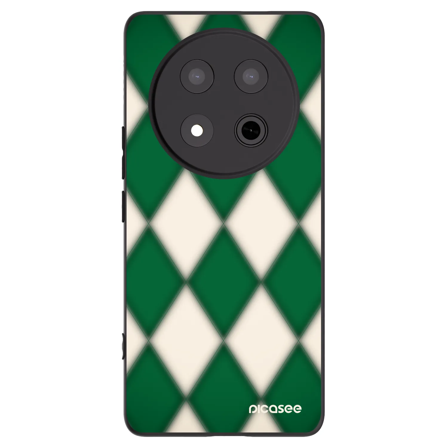 Picasee silikonski črni ovitek za Honor Magic7 Lite 5G - Emerald Diamond