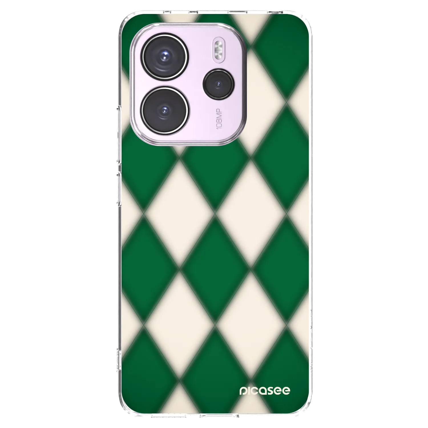 Picasee silikonski prozorni ovitek za Xiaomi Redmi Note 14 4G - Emerald Diamond