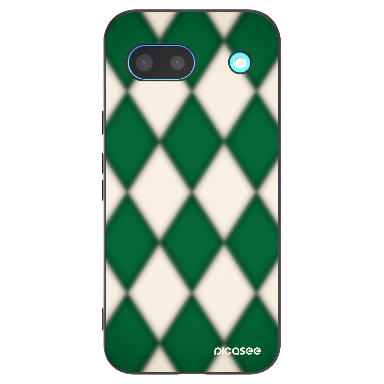 Picasee silikonski črni ovitek za Google Pixel 8 - Emerald Diamond
