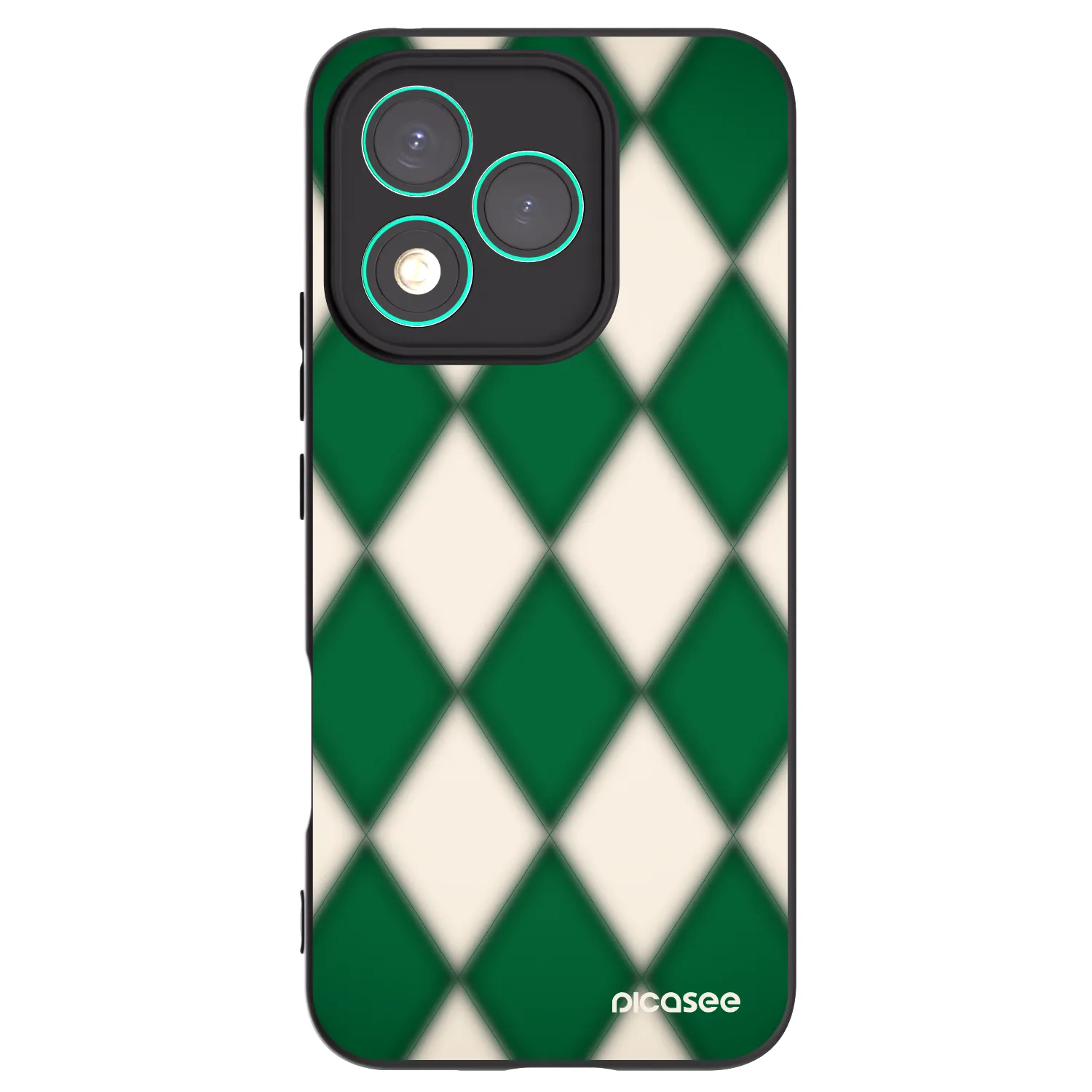 Picasee silikonski črni ovitek za Honor 400 Lite 5G - Emerald Diamond