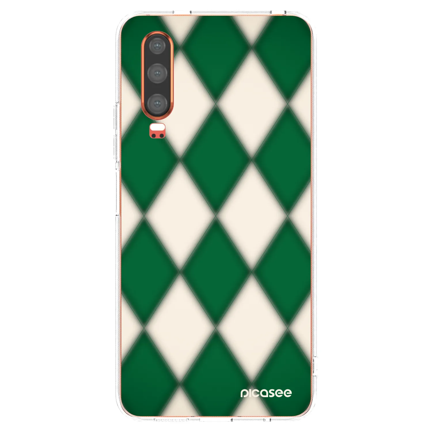 Picasee silikonski prozorni ovitek za Huawei P30 - Emerald Diamond