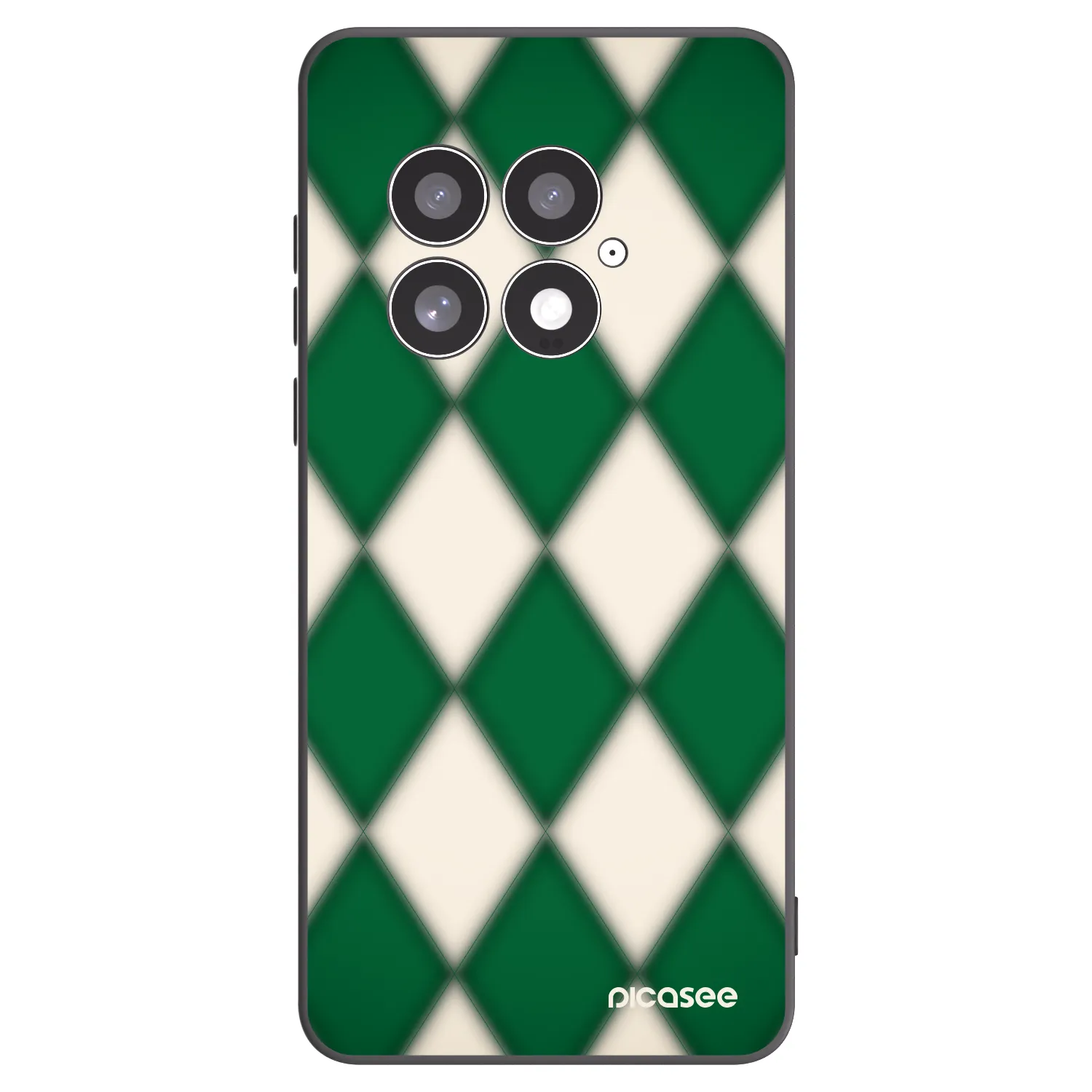 Picasee silikonski črni ovitek za OnePlus 13 5G - Emerald Diamond