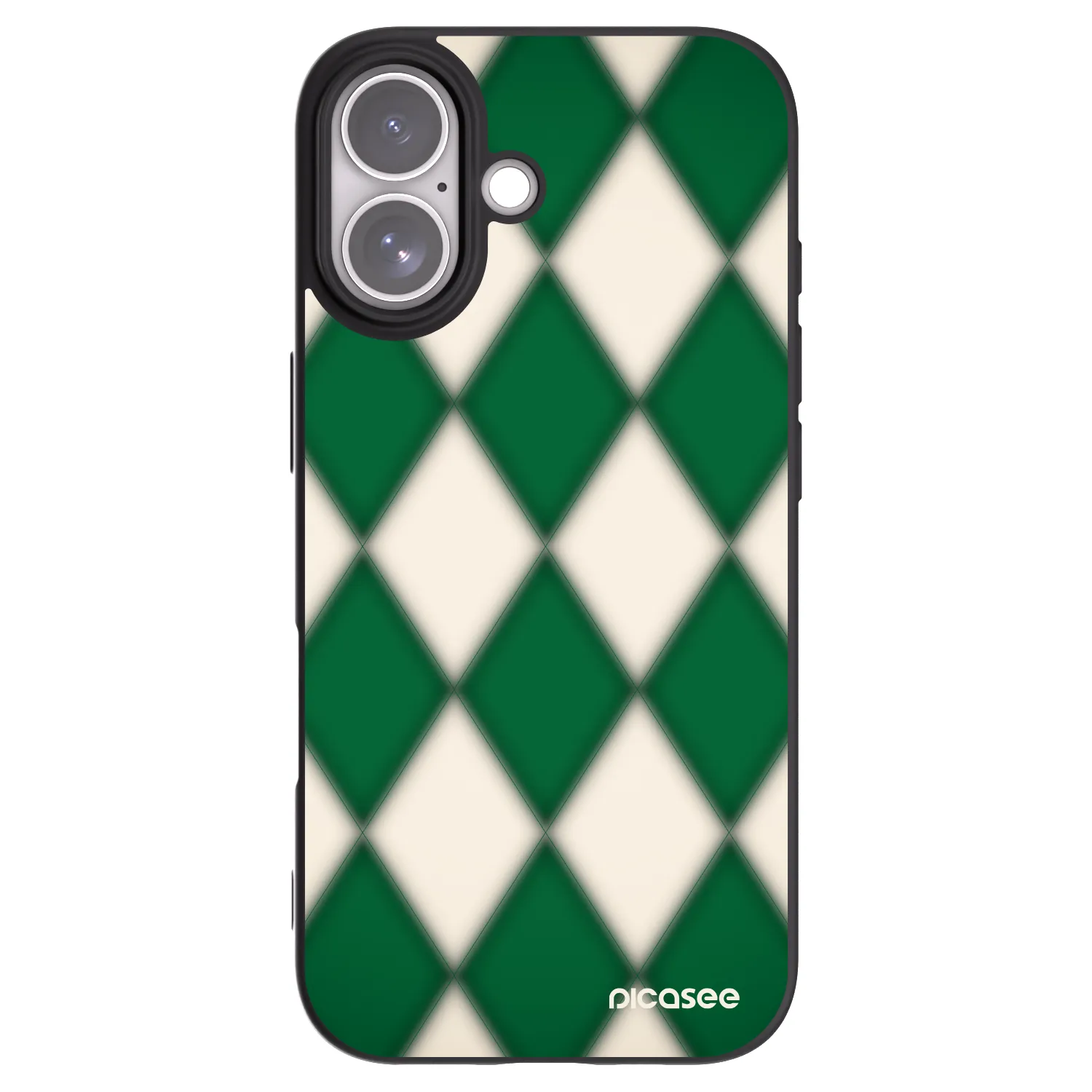 Picasee silikonski črni ovitek za Apple iPhone 17 - Emerald Diamond