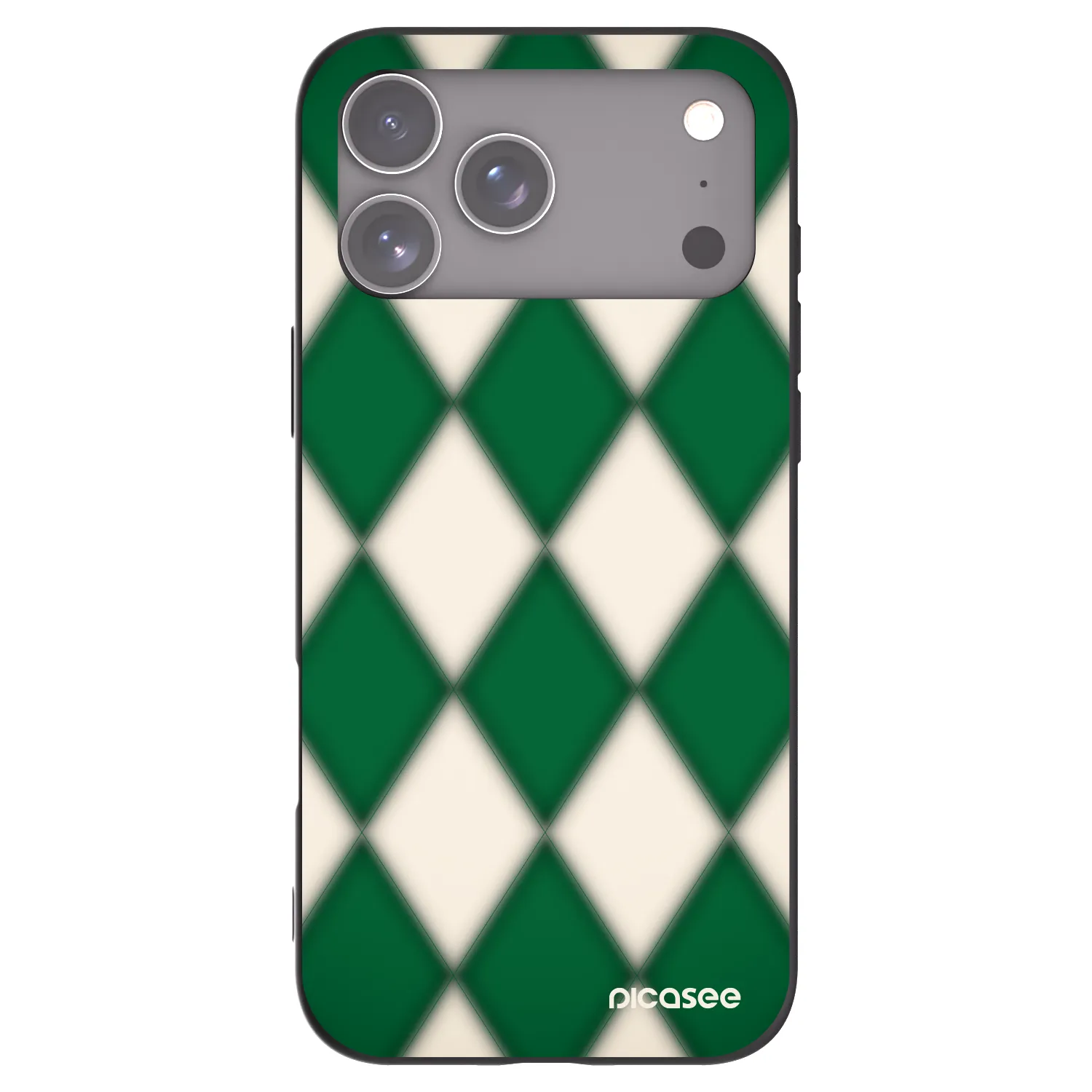 Picasee silikonski črni ovitek za Apple iPhone 17 Pro Max - Emerald Diamond