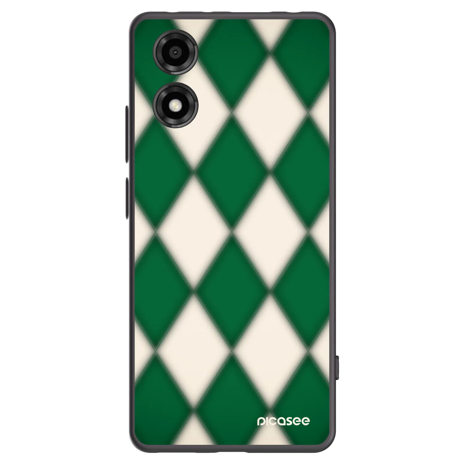 Picasee silikonski črni ovitek za Motorola Moto E14 - Emerald Diamond
