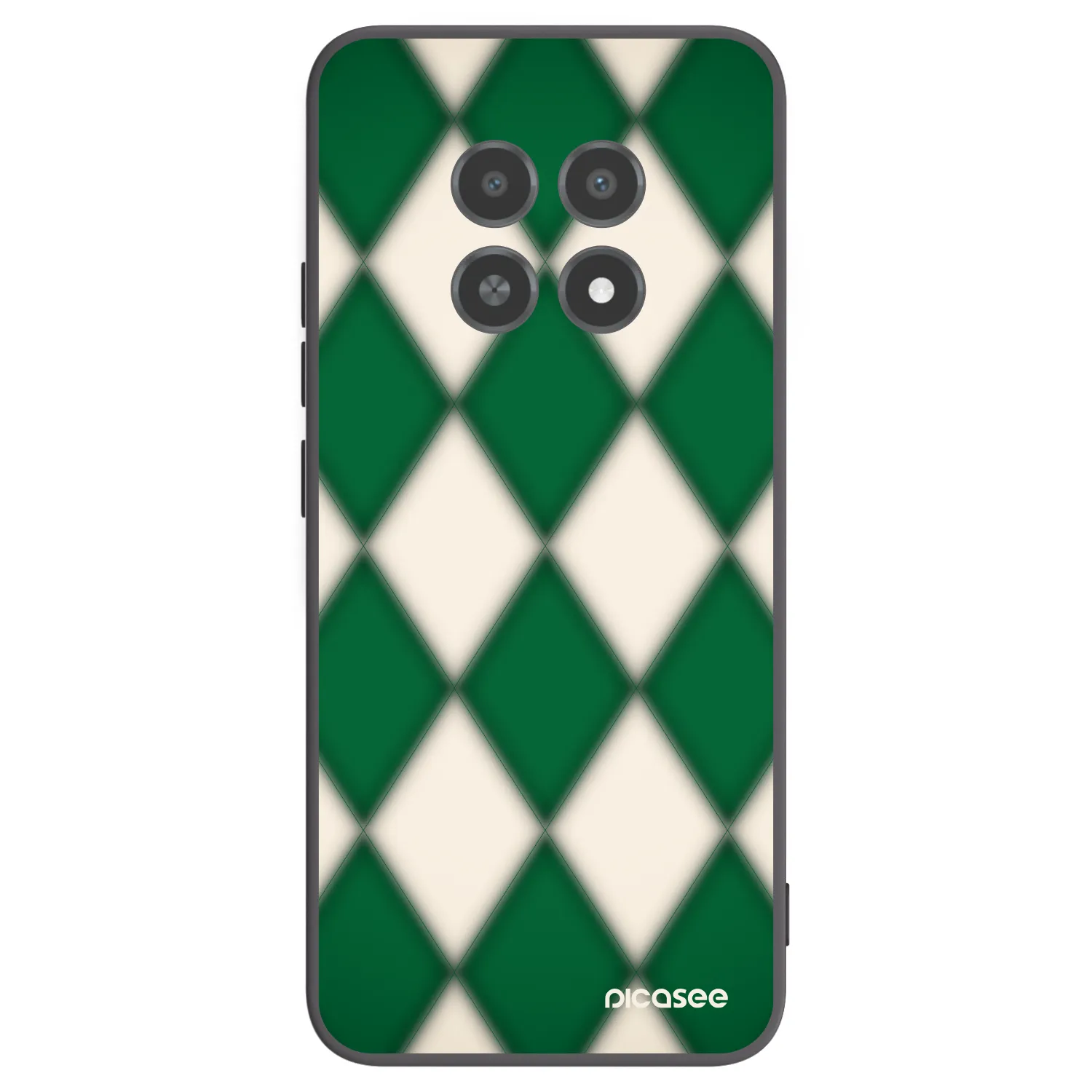 Picasee silikonski črni ovitek za Realme 12X - Emerald Diamond
