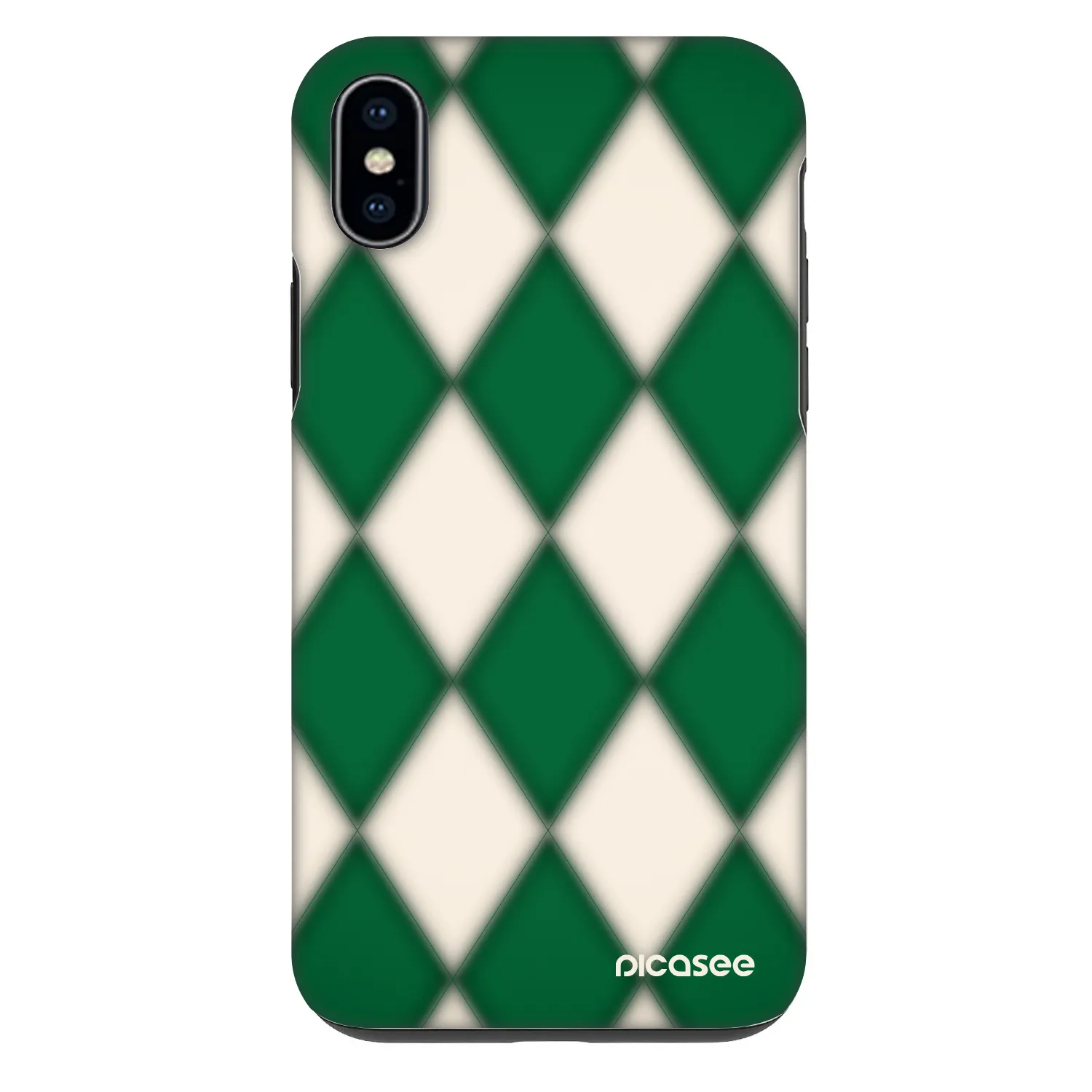Picasee Fashion Case za Apple iPhone XS Max - Emerald Diamond