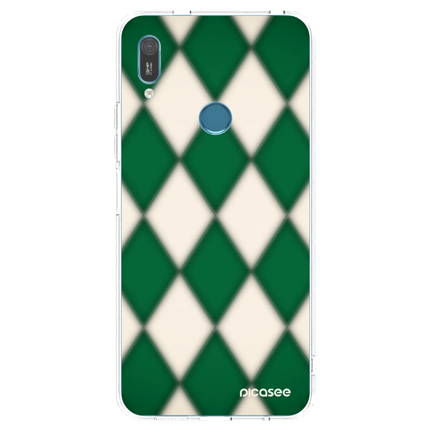 Picasee silikonski prozorni ovitek za Huawei Y6 2019 - Emerald Diamond