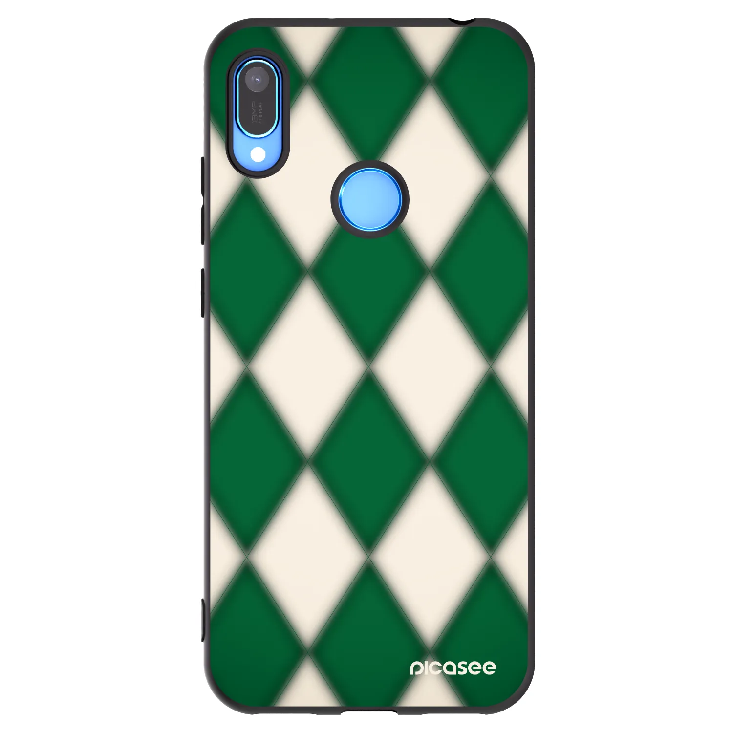 Picasee silikonski črni ovitek za Huawei Y6 2019 - Emerald Diamond