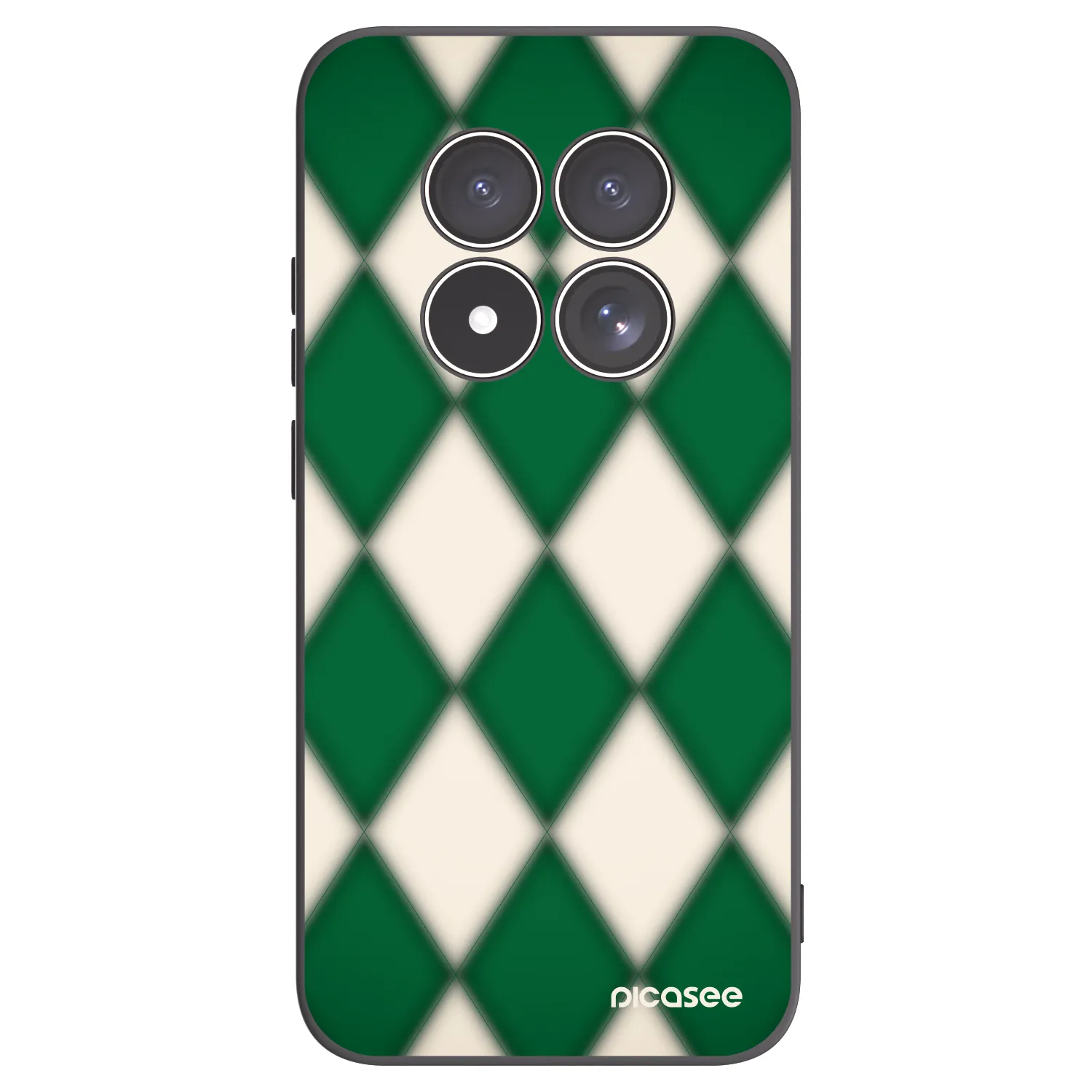 Picasee silikonski črni ovitek za Xiaomi Redmi Note 15 Pro 4G - Emerald Diamond