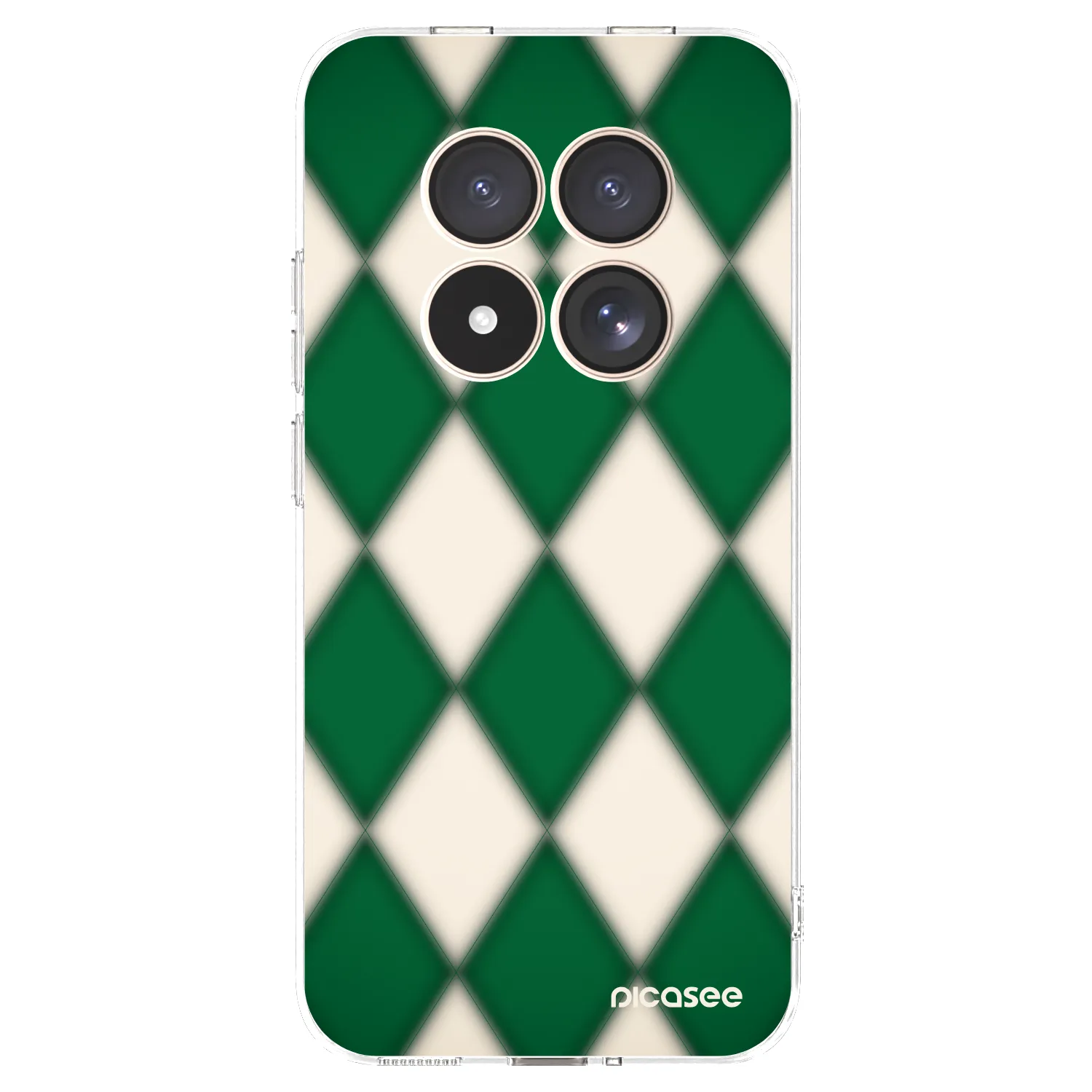 Picasee silikonski prozorni ovitek za Xiaomi Redmi Note 15 Pro 4G - Emerald Diamond