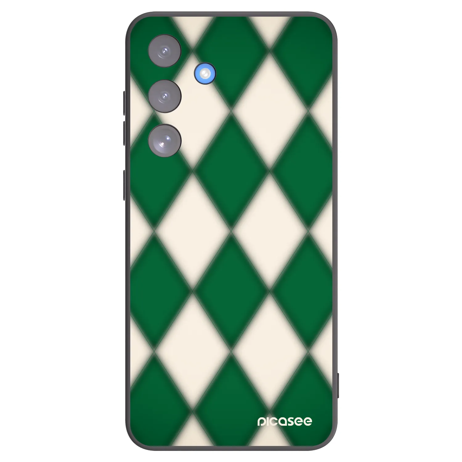 Picasee silikonski črni ovitek za Samsung Galaxy S25 FE 5G - Emerald Diamond