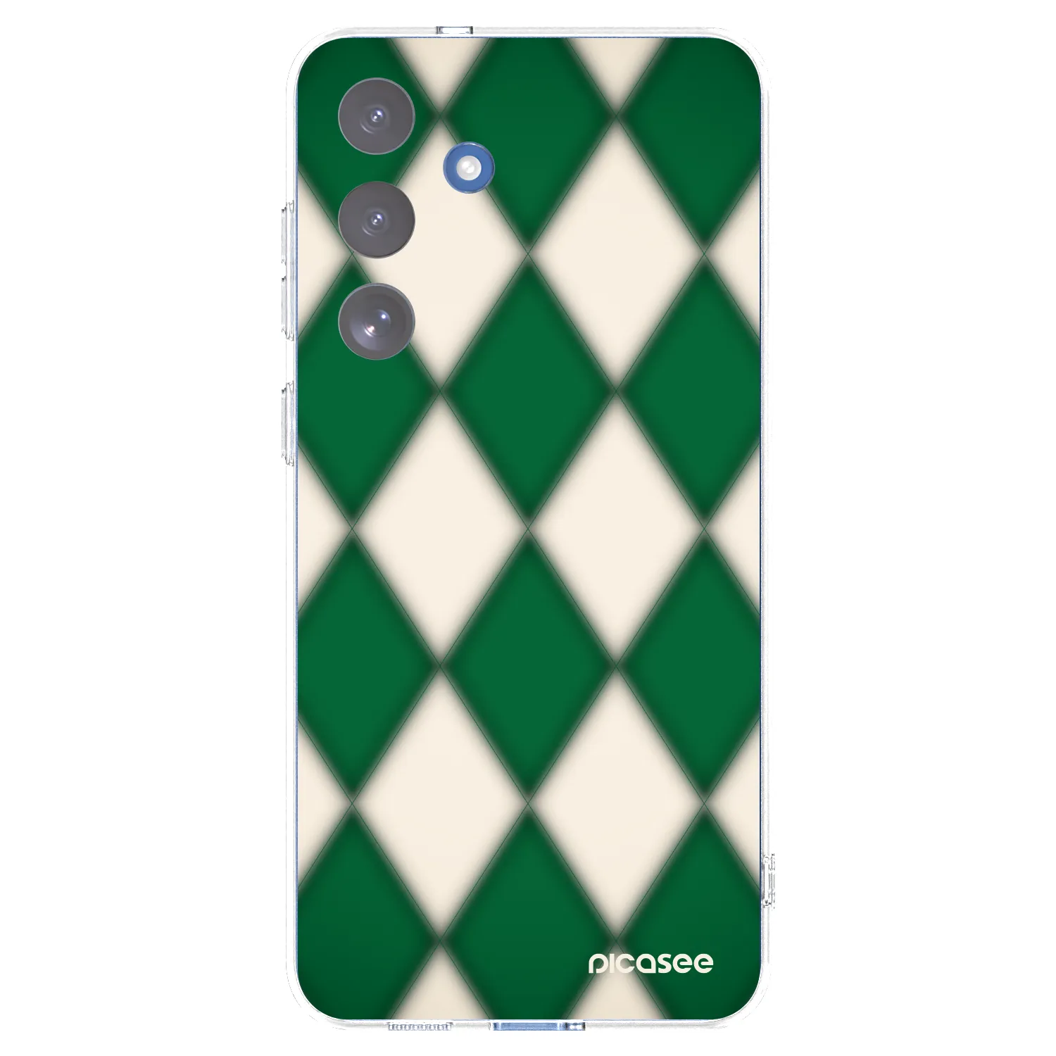 Picasee silikonski prozorni ovitek za Samsung Galaxy S25 FE 5G - Emerald Diamond