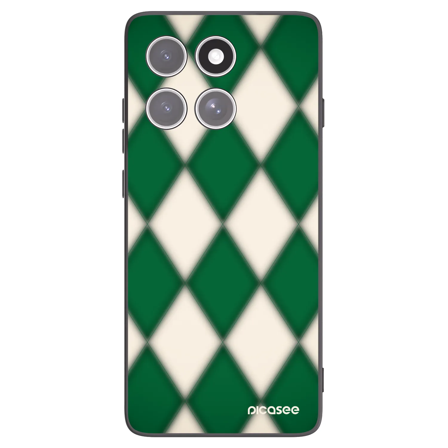 Picasee silikonski črni ovitek za Motorola Edge 60 Fusion - Emerald Diamond