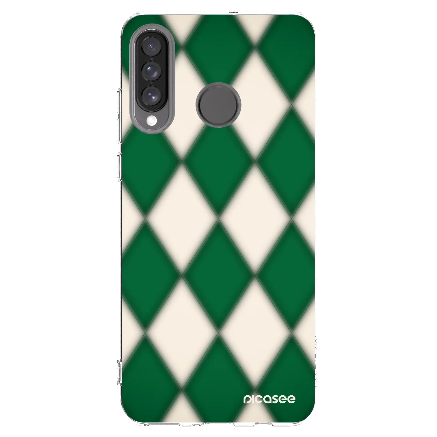 Picasee silikonski prozorni ovitek za Huawei P30 Lite - Emerald Diamond
