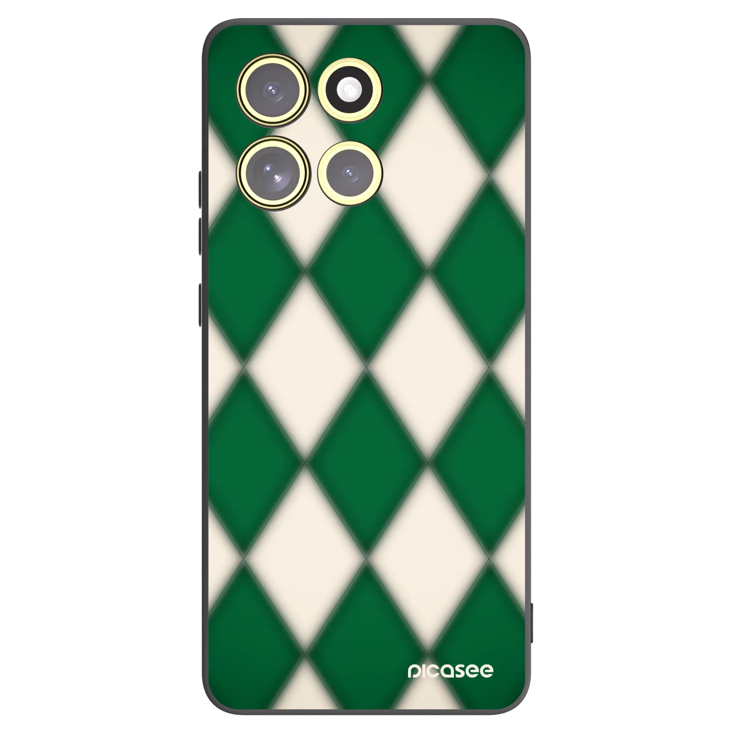 Picasee silikonski črni ovitek za Motorola Moto G86 Power 5G - Emerald Diamond