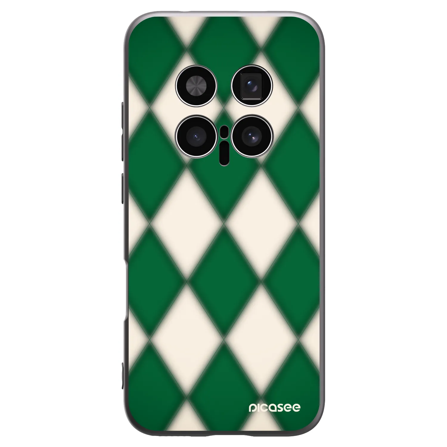 Picasee silikonski črni ovitek za Honor Magic8 Pro 5G - Emerald Diamond