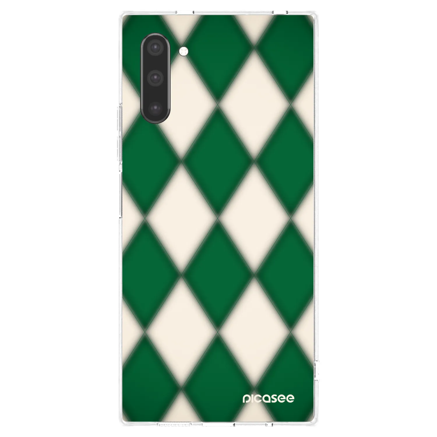 Picasee silikonski prozorni ovitek za Samsung Galaxy Note 10 N970F - Emerald Diamond