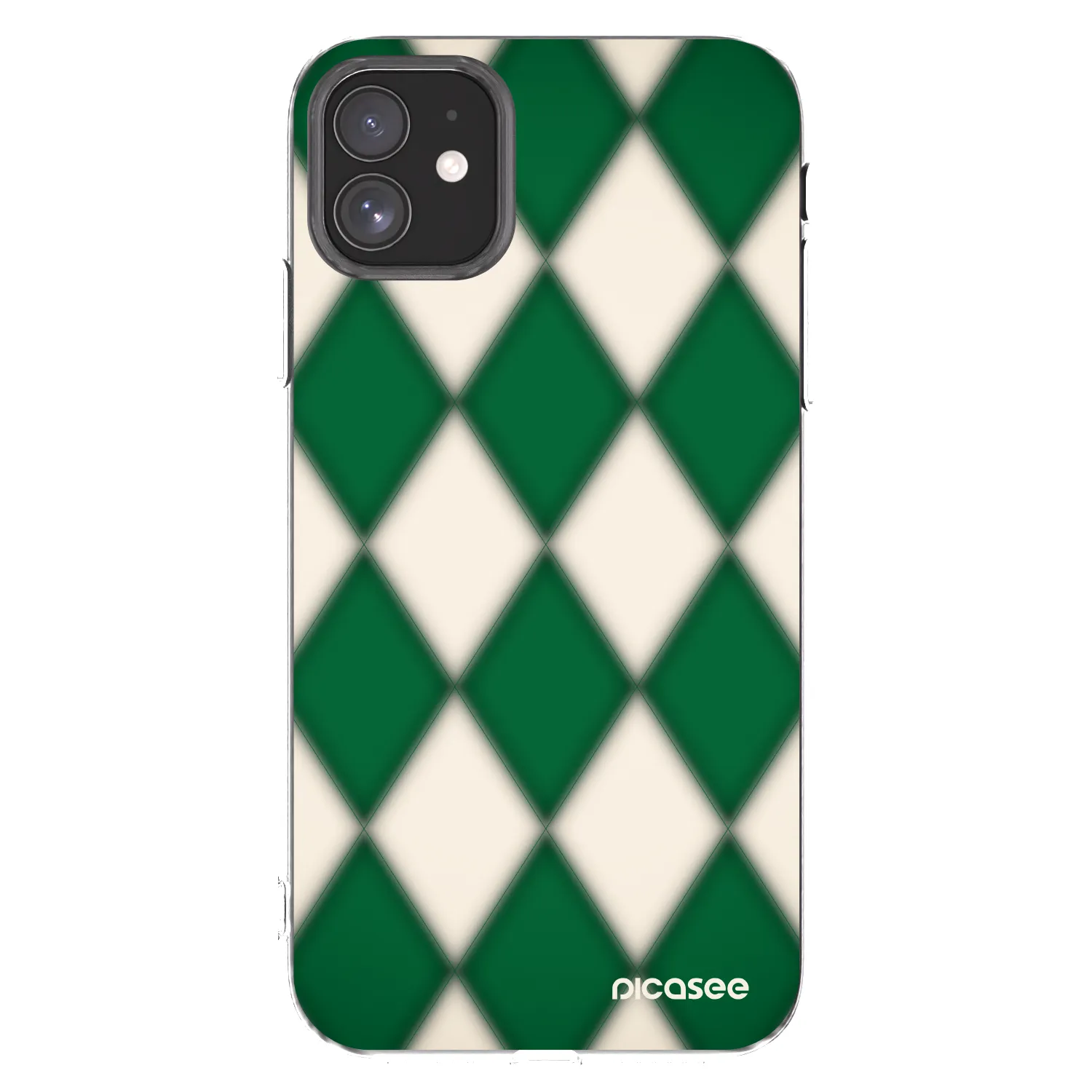 Picasee silikonski prozorni ovitek za Apple iPhone 11 - Emerald Diamond