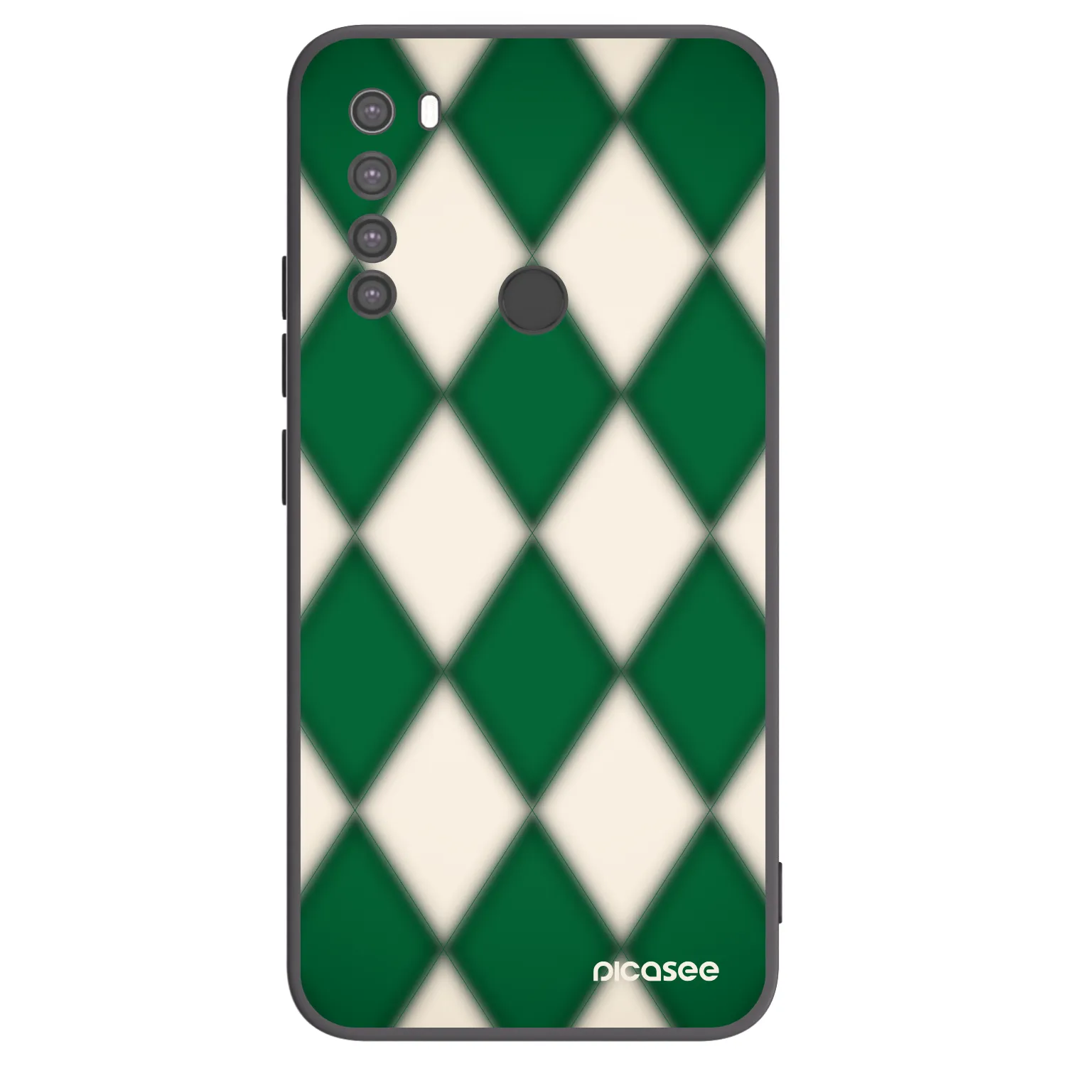Picasee silikonski črni ovitek za Xiaomi Redmi Note 8 - Emerald Diamond