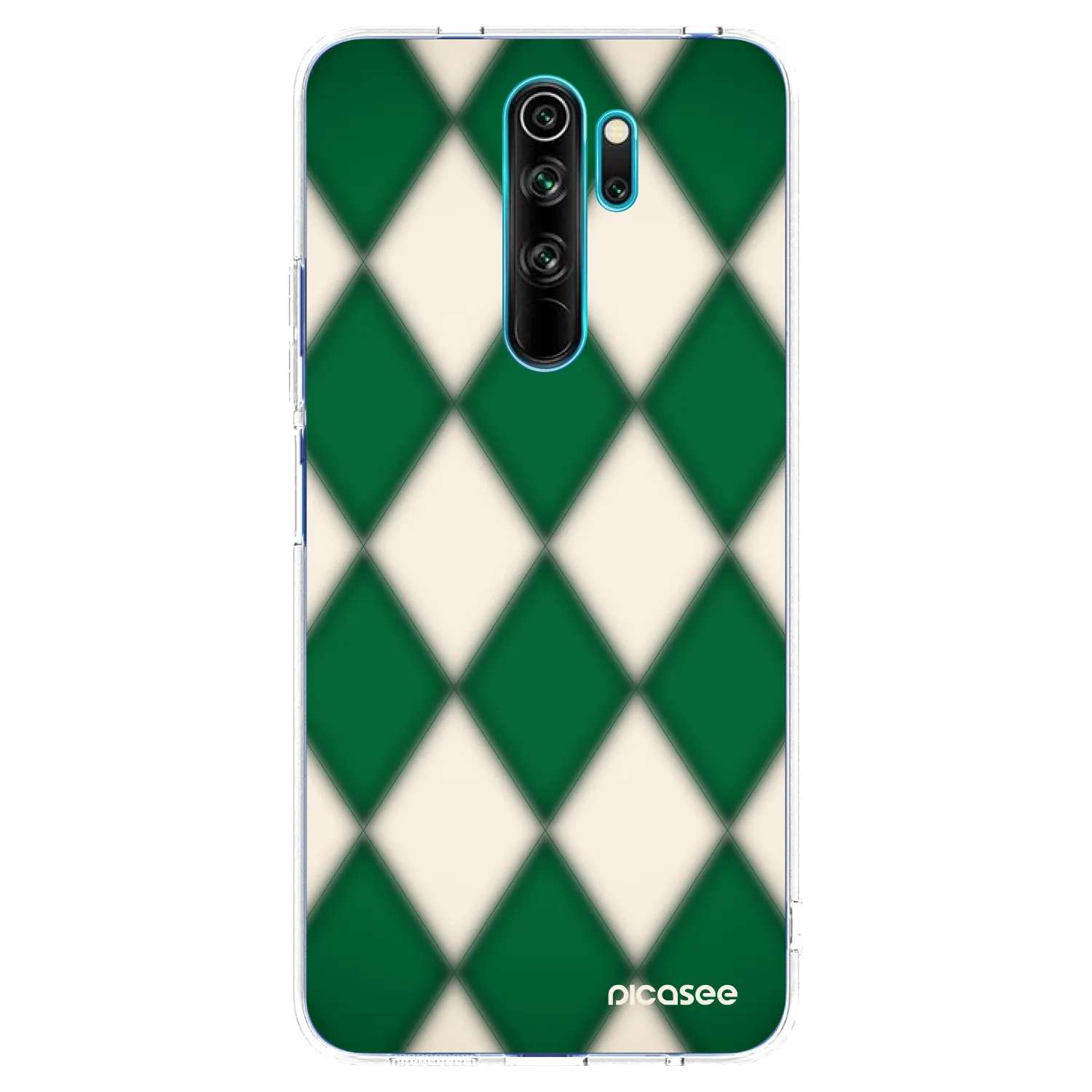 Picasee silikonski prozorni ovitek za Xiaomi Redmi Note 8 Pro - Emerald Diamond