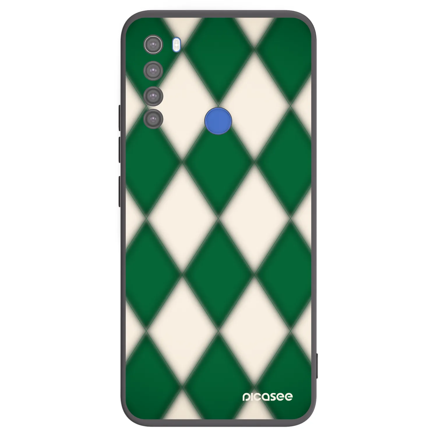 Picasee silikonski črni ovitek za Xiaomi Redmi Note 8T - Emerald Diamond