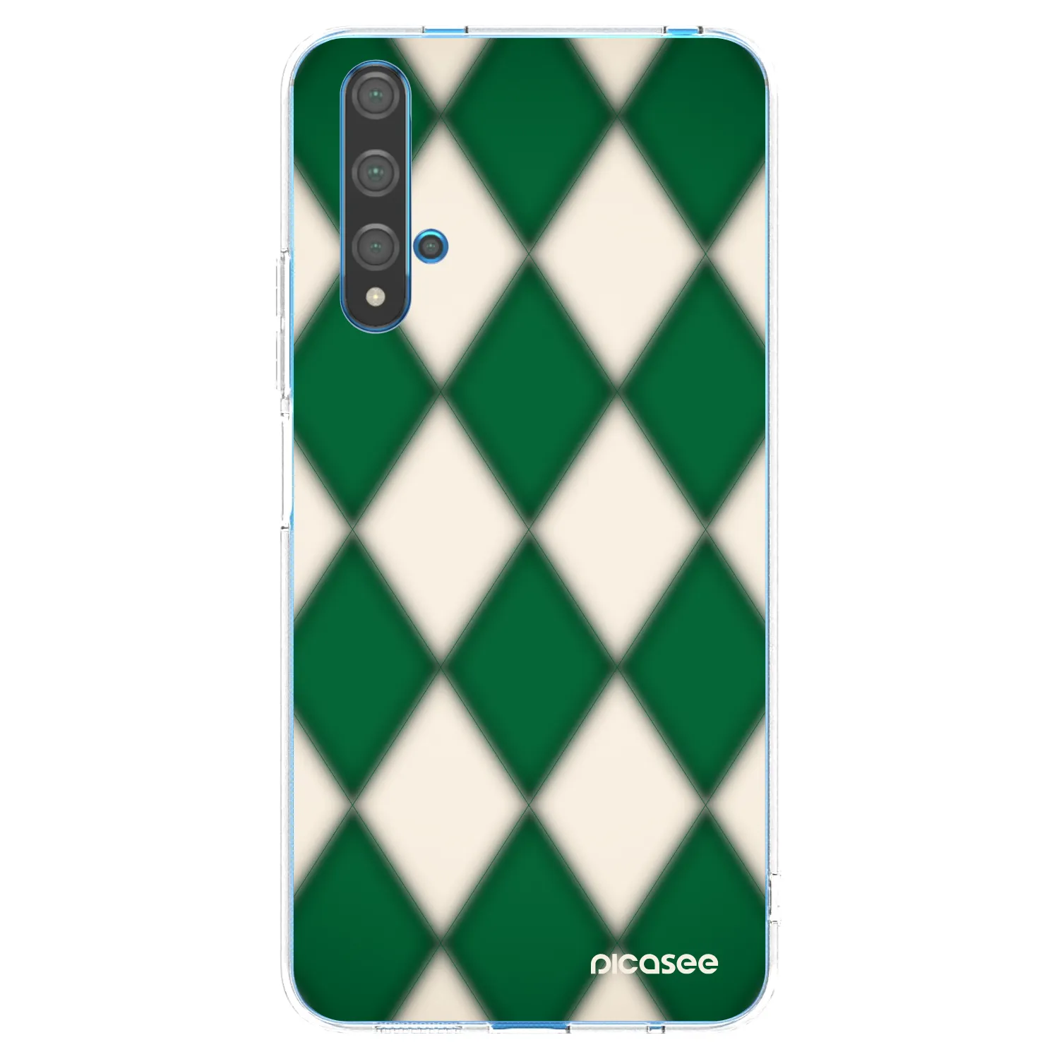 Picasee silikonski prozorni ovitek za Huawei Nova 5T - Emerald Diamond