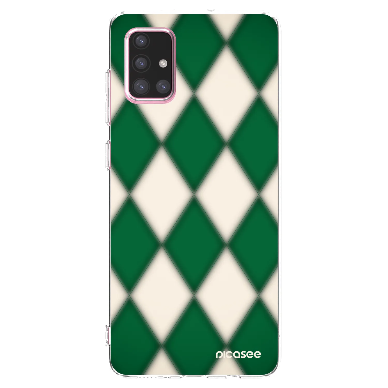 Picasee silikonski prozorni ovitek za Samsung Galaxy A71 A715F - Emerald Diamond