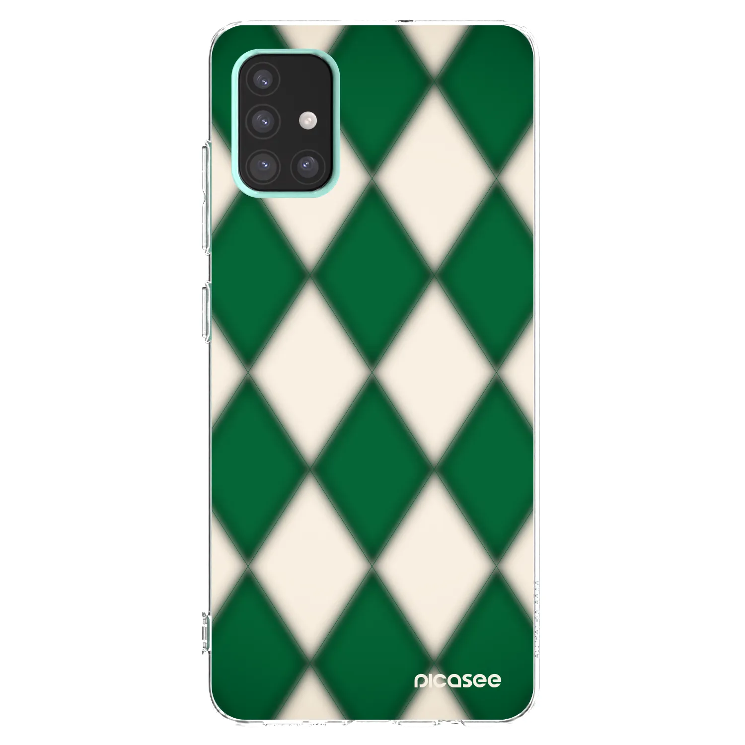 Picasee silikonski prozorni ovitek za Samsung Galaxy A51 A515F - Emerald Diamond