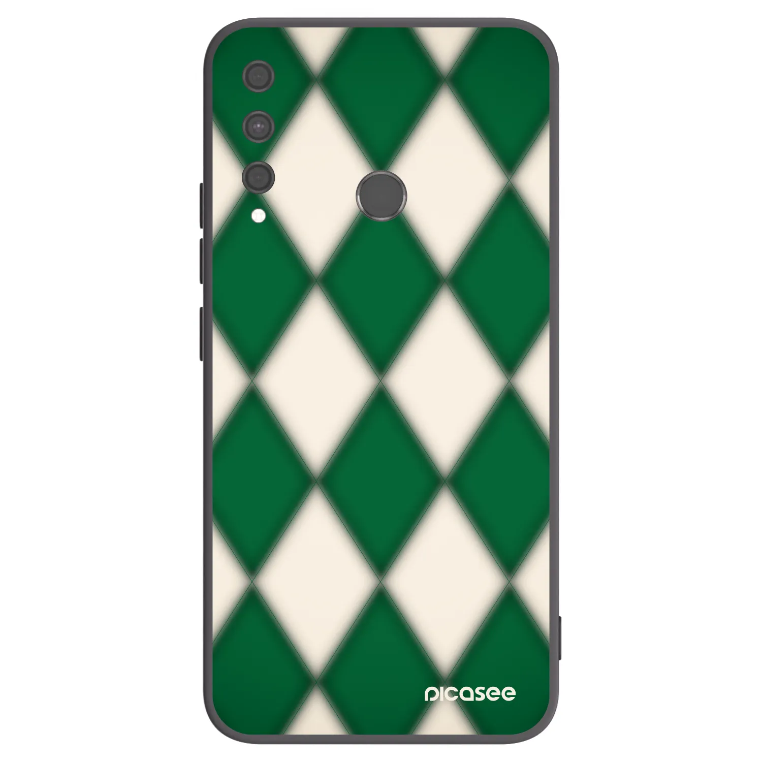 Picasee silikonski črni ovitek za Huawei P40 Lite E - Emerald Diamond
