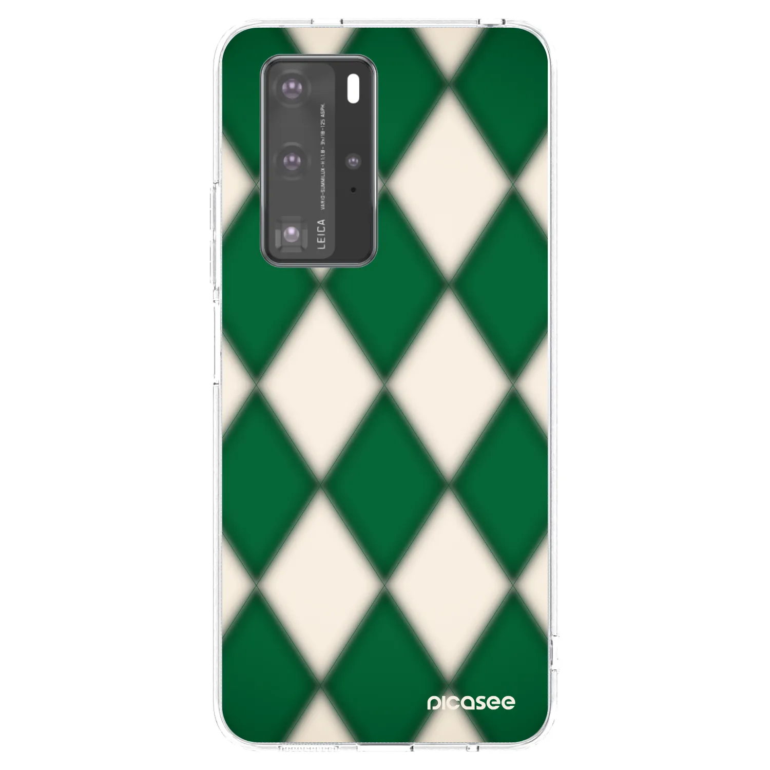 Picasee silikonski prozorni ovitek za Huawei P40 Pro - Emerald Diamond