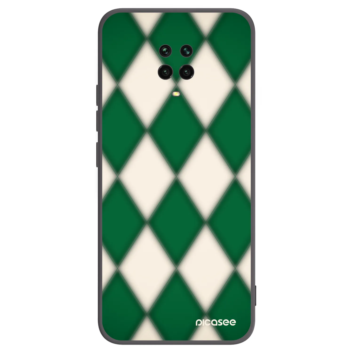Picasee silikonski črni ovitek za Xiaomi Redmi Note 9 Pro - Emerald Diamond