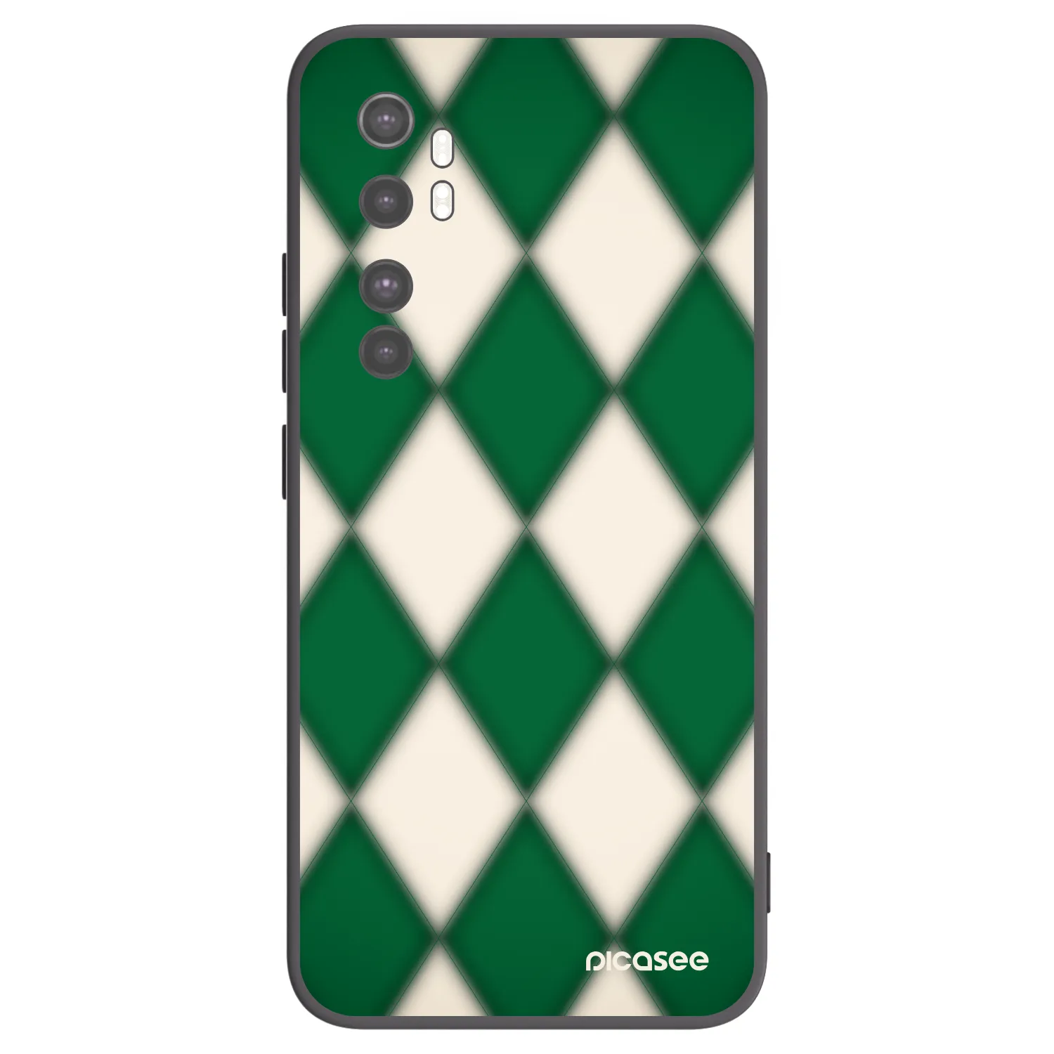 Picasee silikonski črni ovitek za Xiaomi Mi Note 10 Lite - Emerald Diamond
