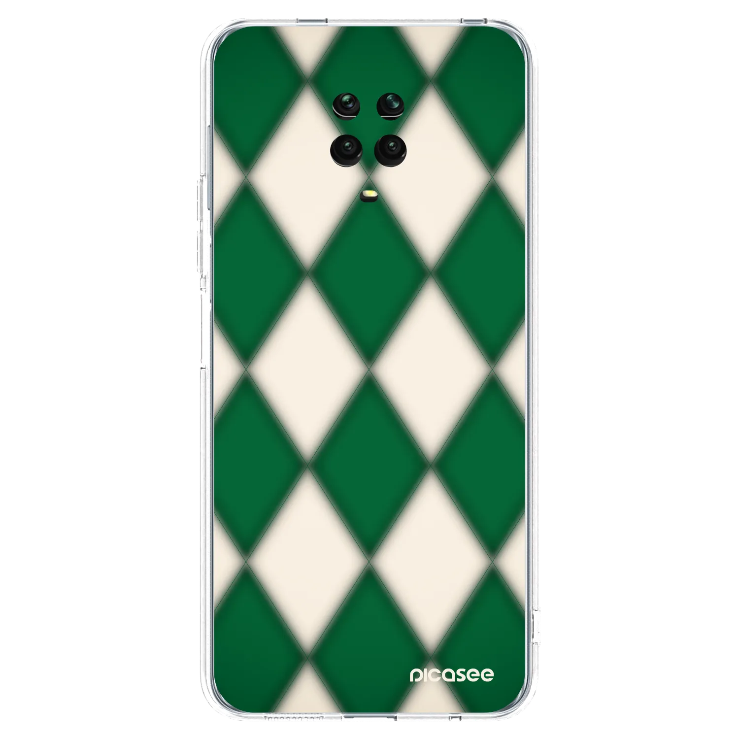 Picasee silikonski prozorni ovitek za Xiaomi Redmi Note 9S - Emerald Diamond