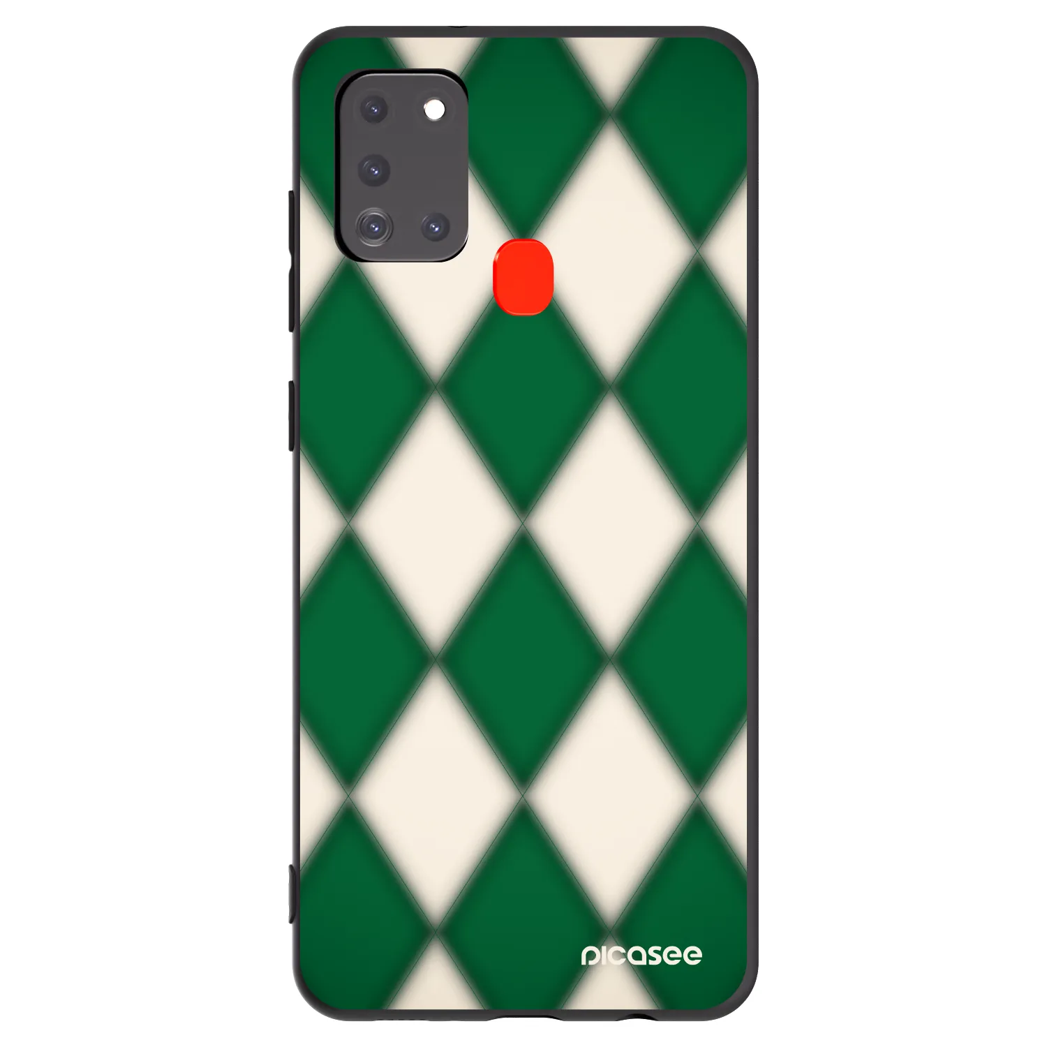 Picasee silikonski črni ovitek za Samsung Galaxy A21s - Emerald Diamond