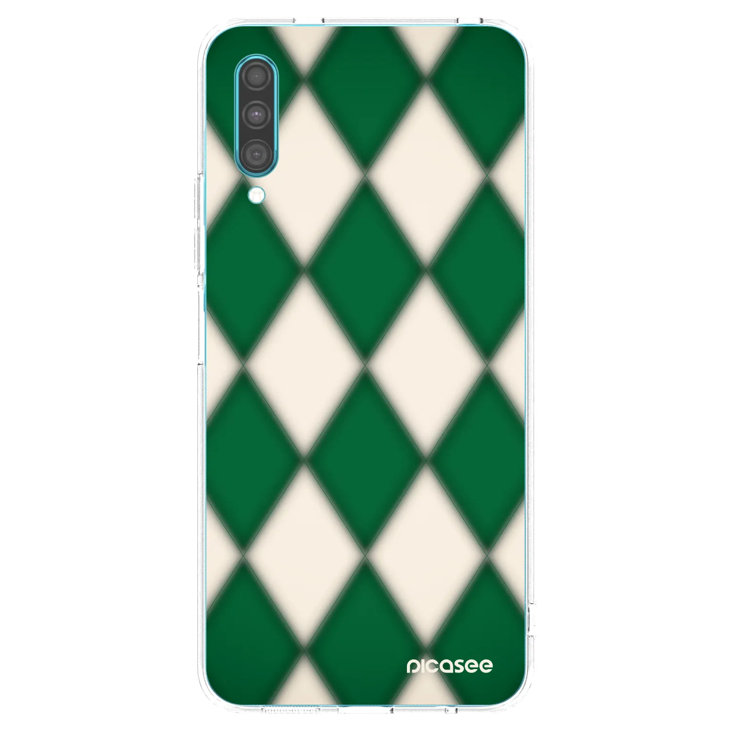 Picasee silikonski prozorni ovitek za Samsung Galaxy A30s A307F - Emerald Diamond