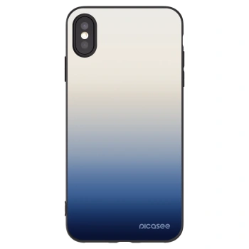 Picasee silikonski črni ovitek za Apple iPhone XS Max - Gravity Fade