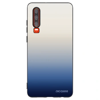 Picasee silikonski črni ovitek za Huawei P30 - Gravity Fade