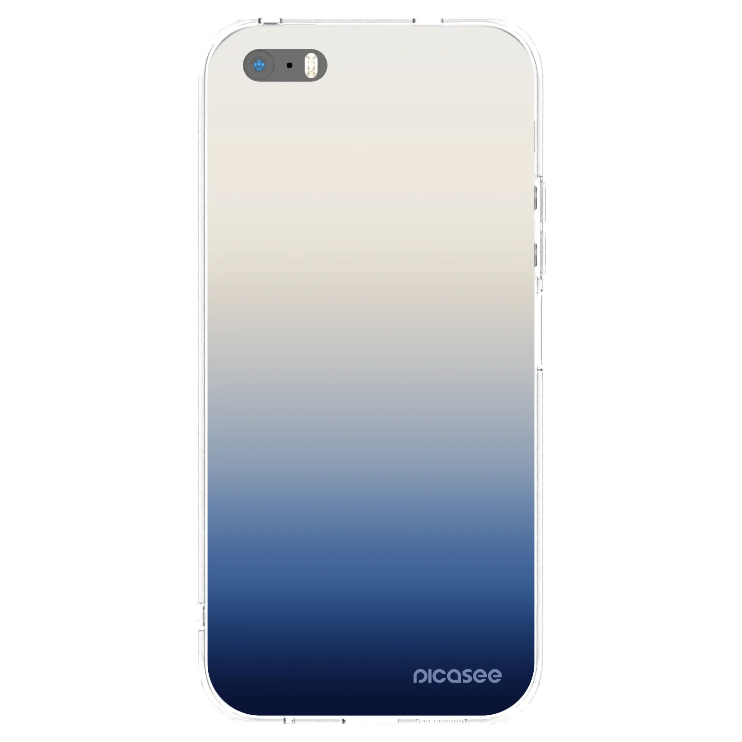 Picasee silikonski prozorni ovitek za Apple iPhone 5/5S/SE - Gravity Fade