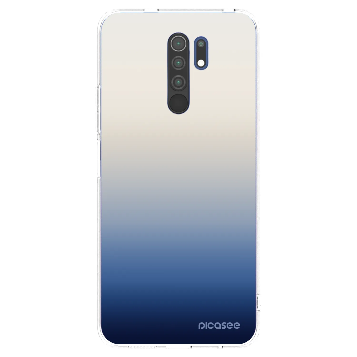 Picasee silikonski prozorni ovitek za Xiaomi Redmi 9 - Gravity Fade