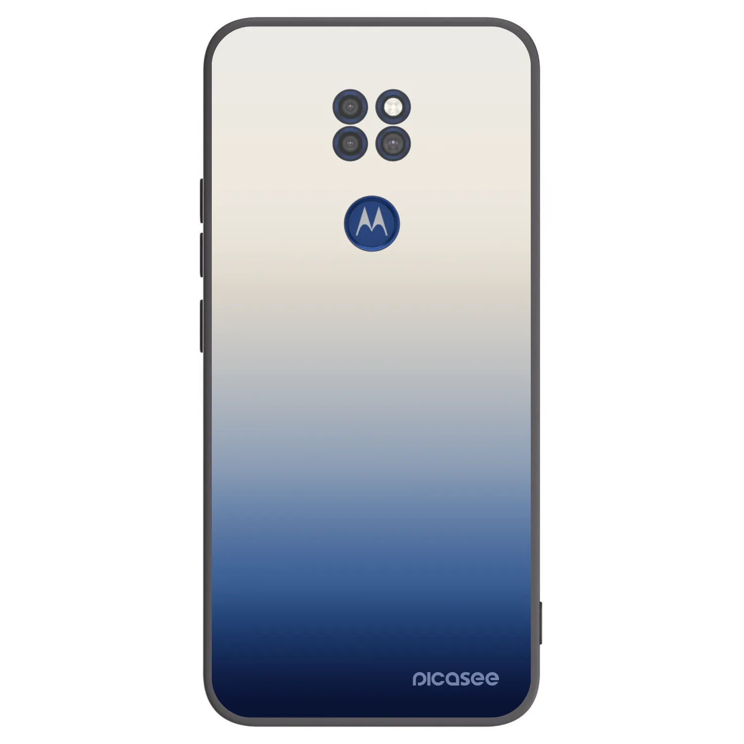 Picasee silikonski črni ovitek za Motorola Moto G9 Play - Gravity Fade