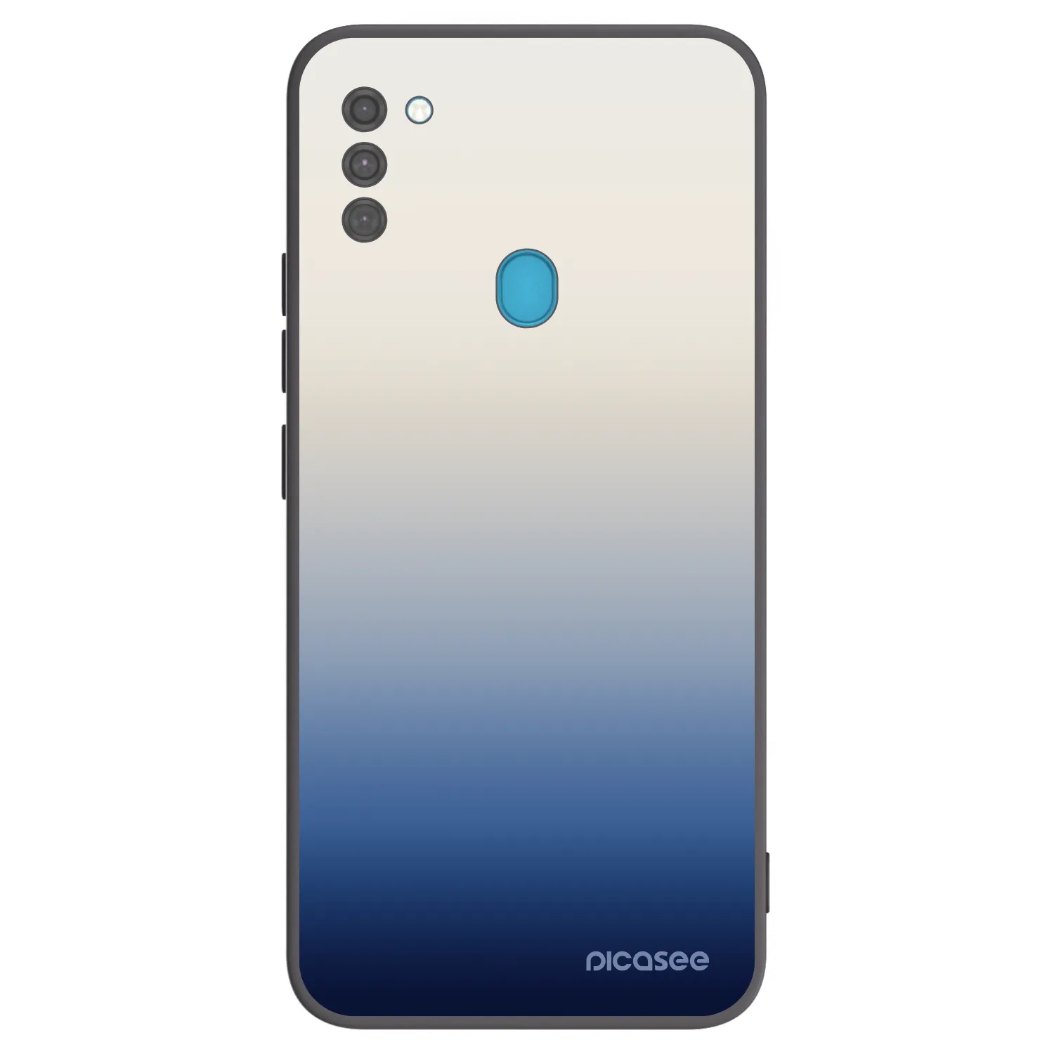 Picasee silikonski črni ovitek za Samsung Galaxy M11 - Gravity Fade