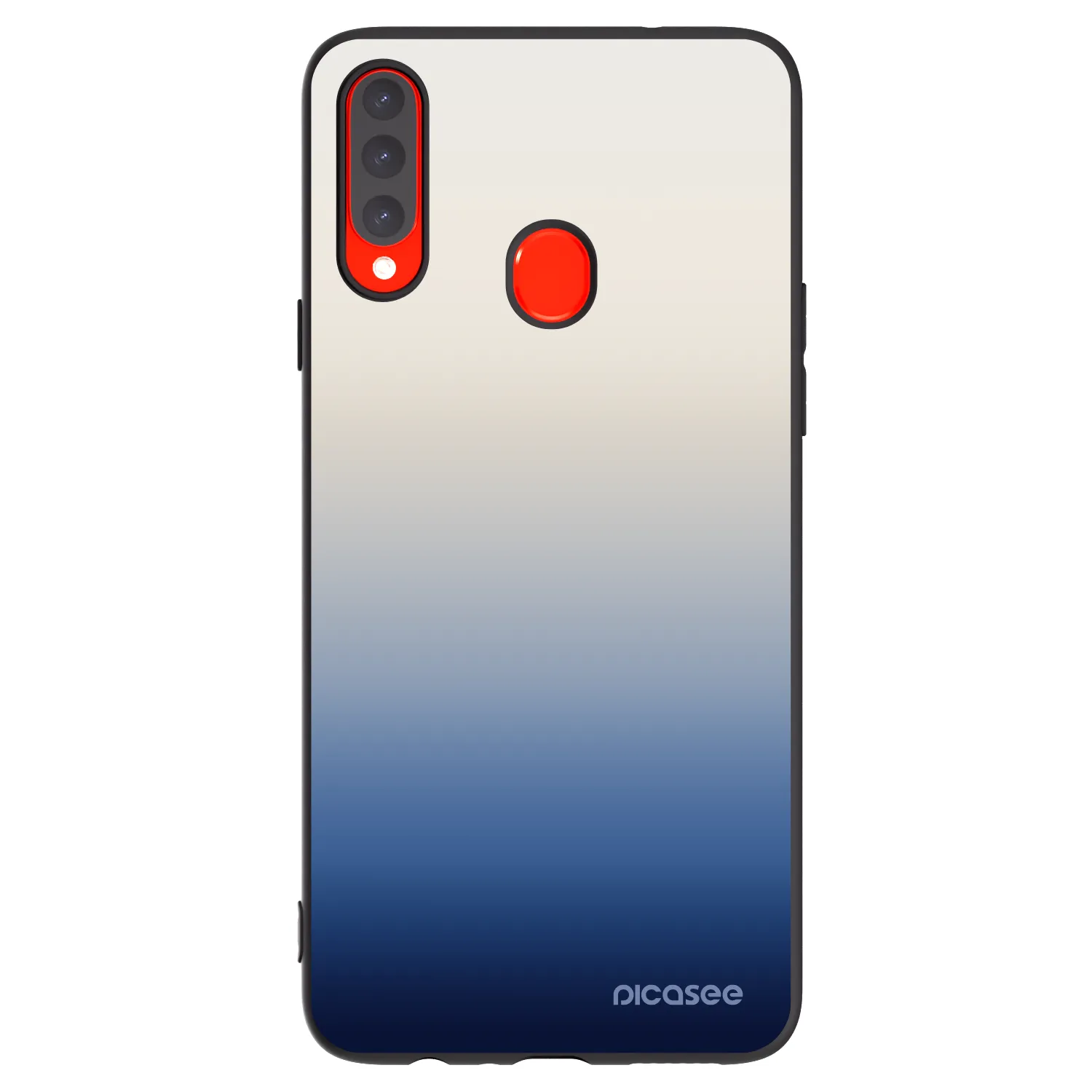 Picasee silikonski črni ovitek za Samsung Galaxy A20s - Gravity Fade