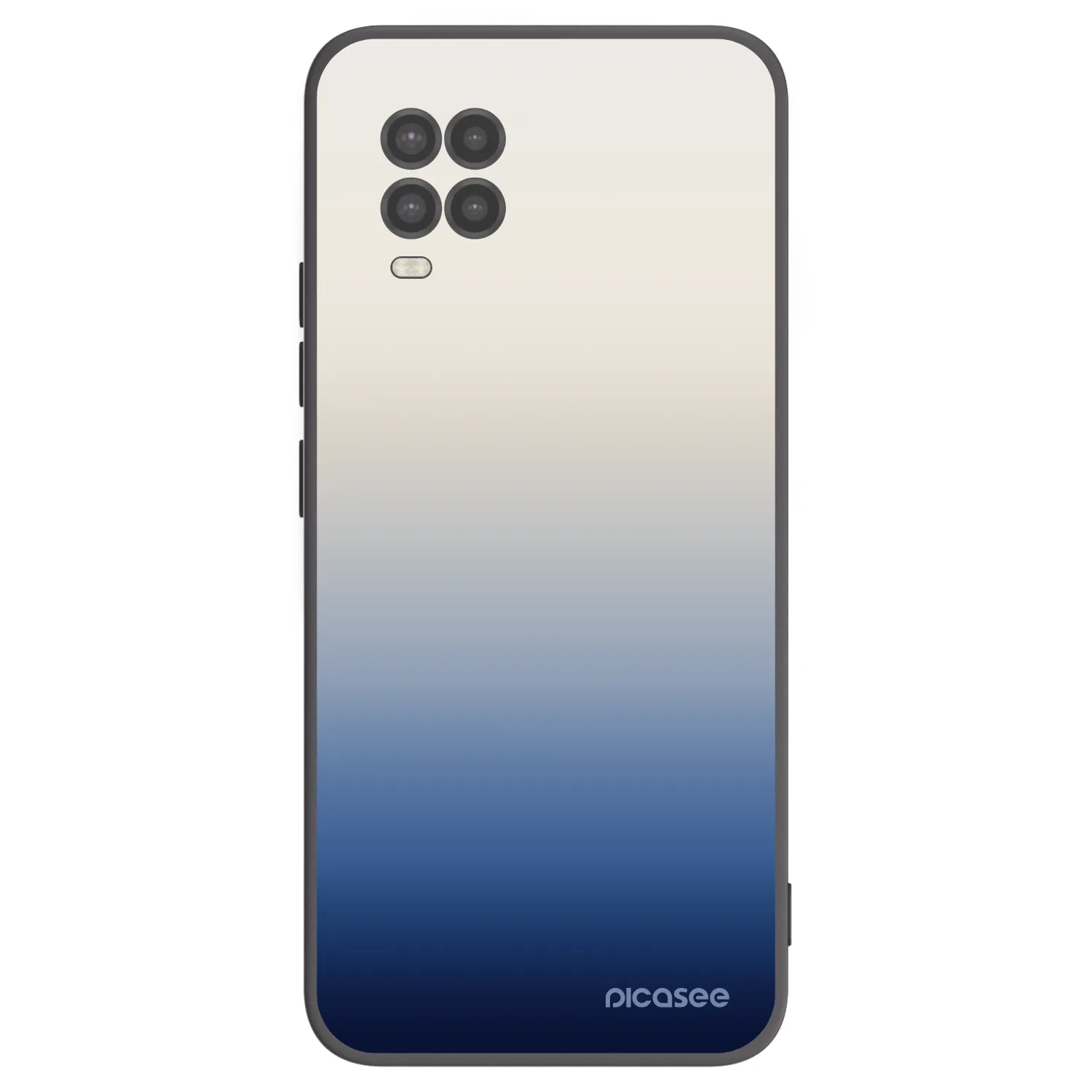 Picasee silikonski črni ovitek za Xiaomi Mi 10 Lite - Gravity Fade