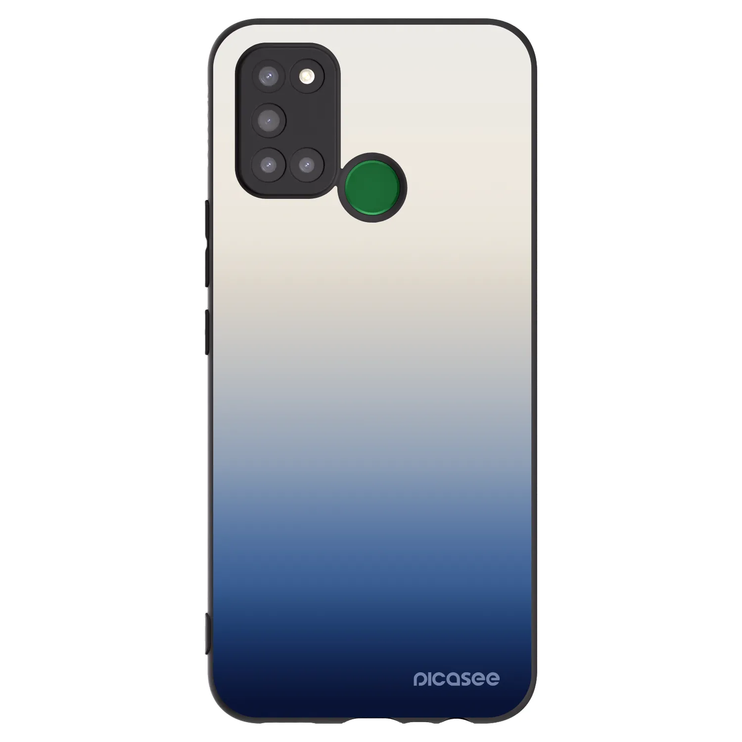 Picasee silikonski črni ovitek za Realme 7i - Gravity Fade