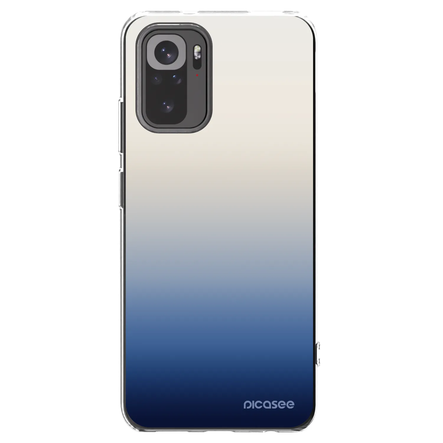 Picasee silikonski prozorni ovitek za Xiaomi Redmi Note 10S - Gravity Fade