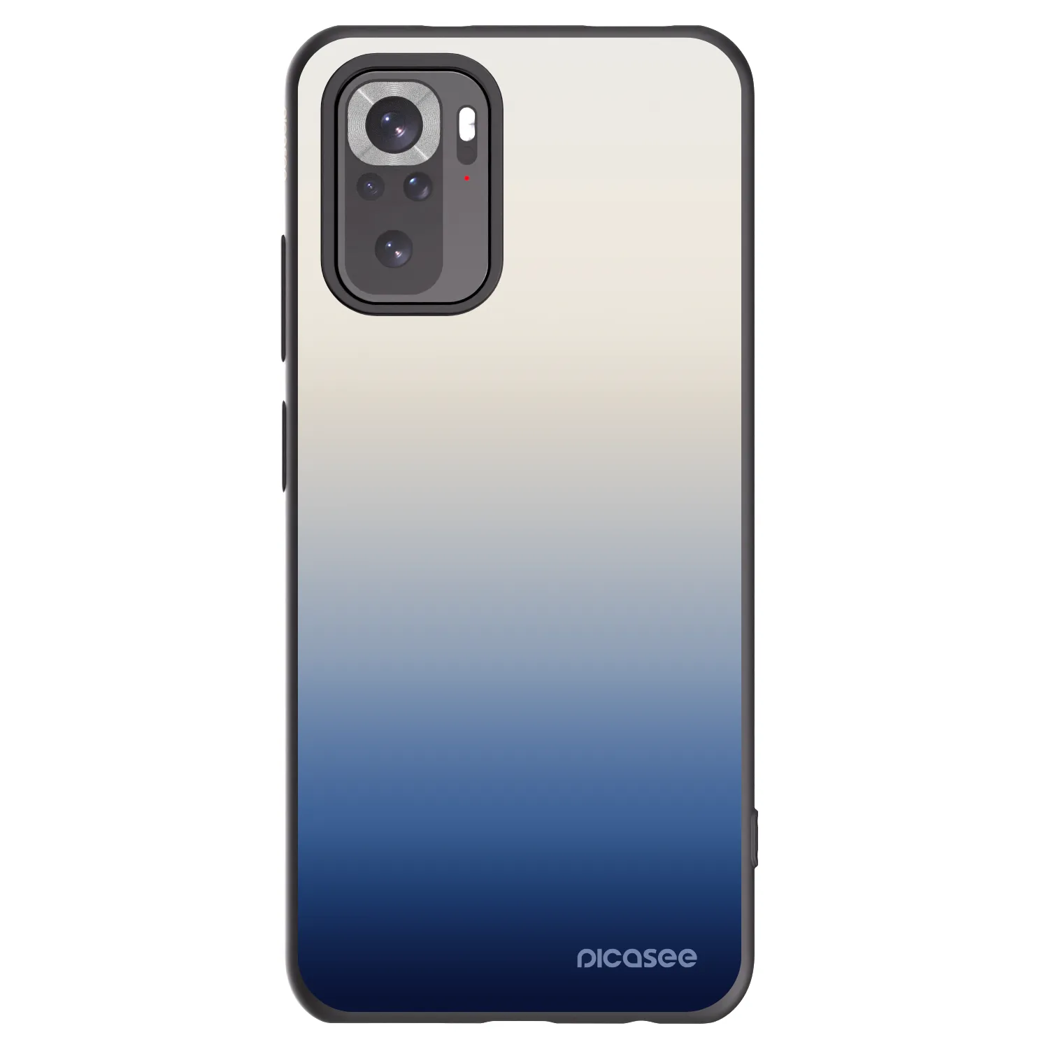 Picasee silikonski črni ovitek za Xiaomi Redmi Note 10S - Gravity Fade