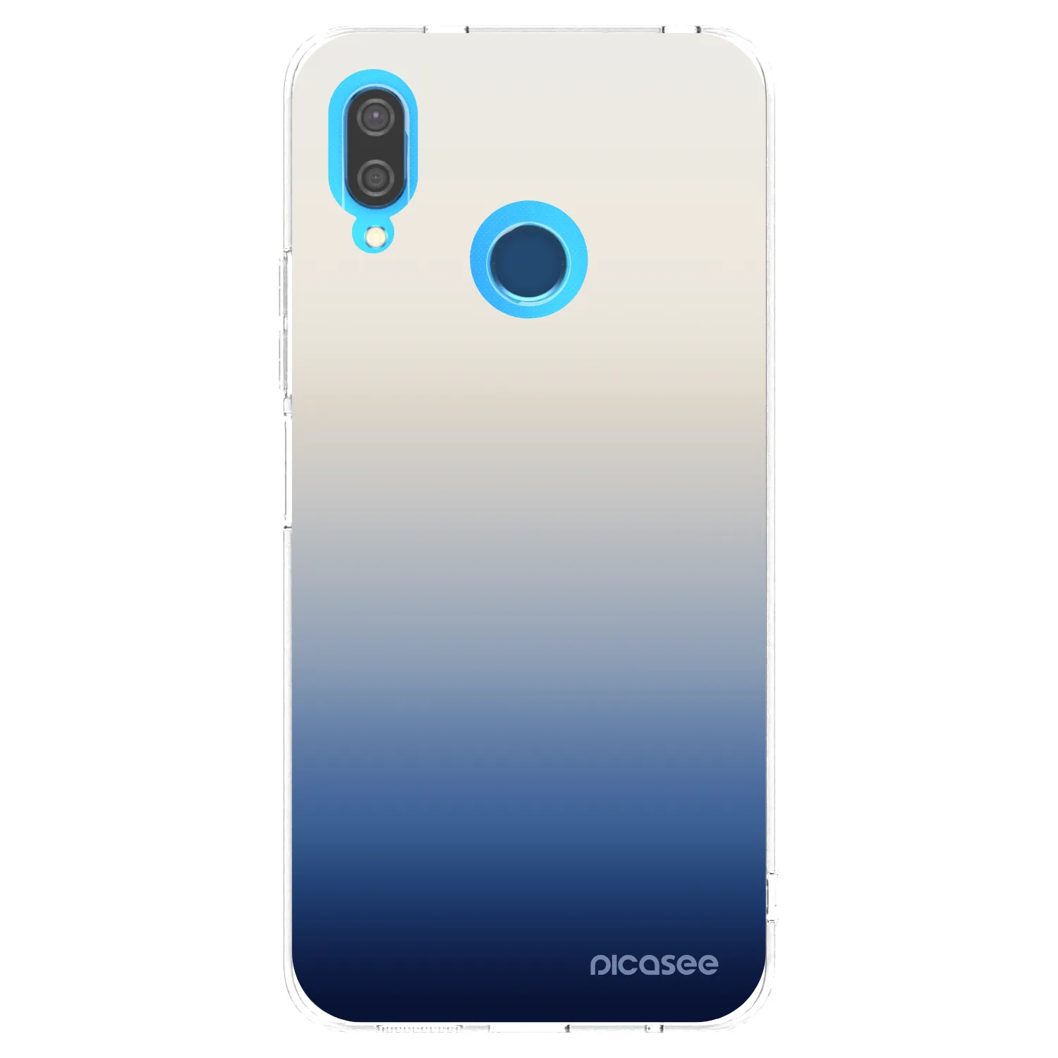 Picasee silikonski prozorni ovitek za Huawei P20 Lite - Gravity Fade
