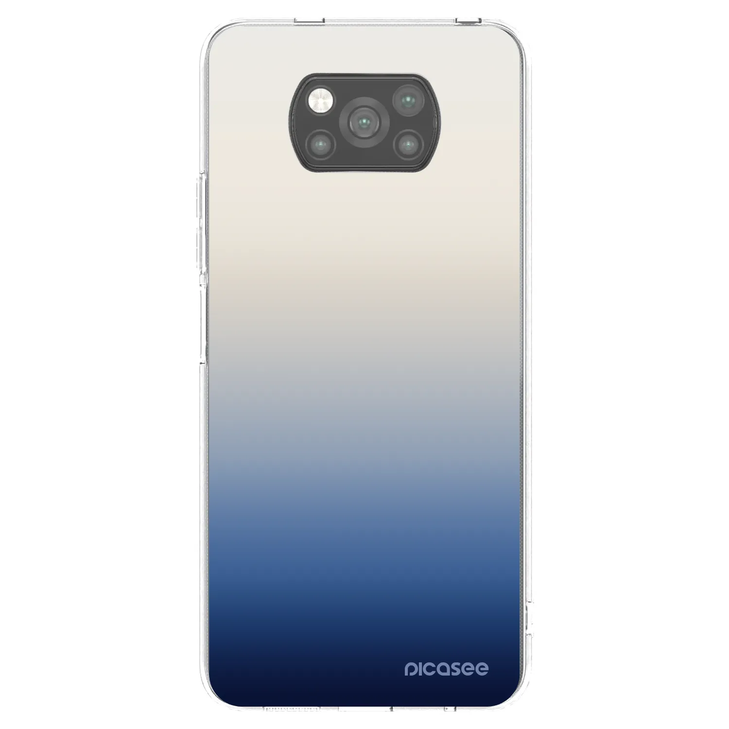Picasee silikonski črni ovitek za Xiaomi Poco X3 Pro - Gravity Fade